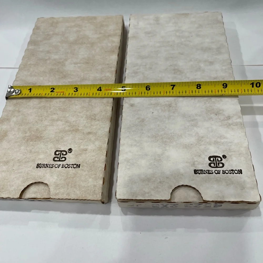 Vintage Burnes Of Boston Picture Frames 2 4523 Non Glare Glass New Original Box - Picture 11 of 16